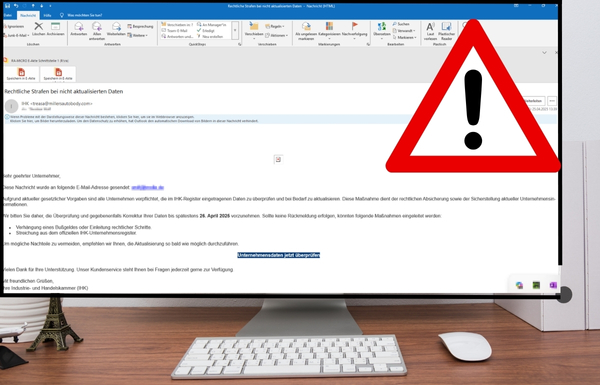 Achtung Phishing Mails