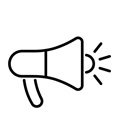 Standortpolitik Standortumfrage 2021 Icon Megafon  